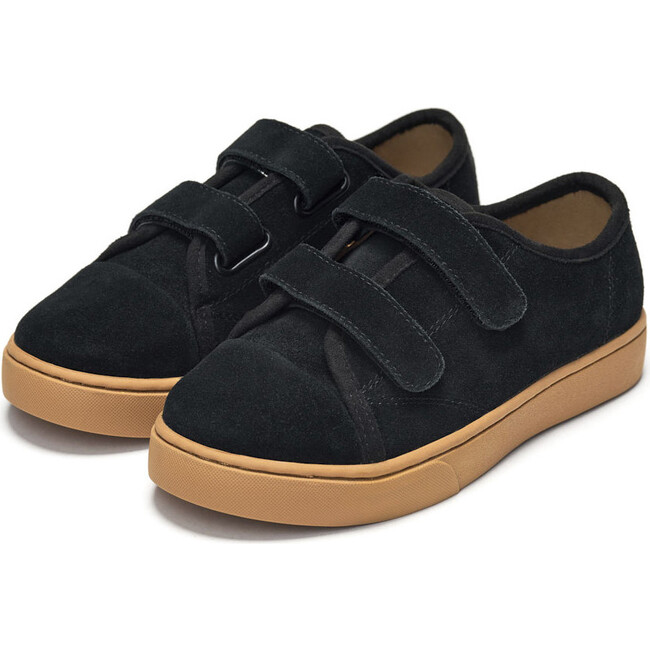 Robby 2.0 Flat Sole Double Strap Sneakers, Black