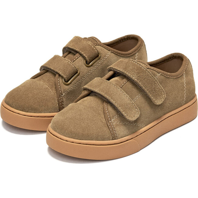 Robby 2.0 Flat Sole Double Strap Sneakers, Beige