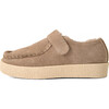 Liam Winter Soft Suede Velcro Strap Slip-On Boots, Dark Beige - Boots - 1 - thumbnail