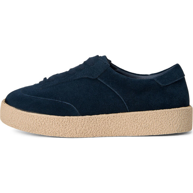Cory Archival Suede Rubber Sole Sneakers, Navy