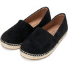 Marcus Suede Espadrilles, Black - Loafers - 1 - thumbnail