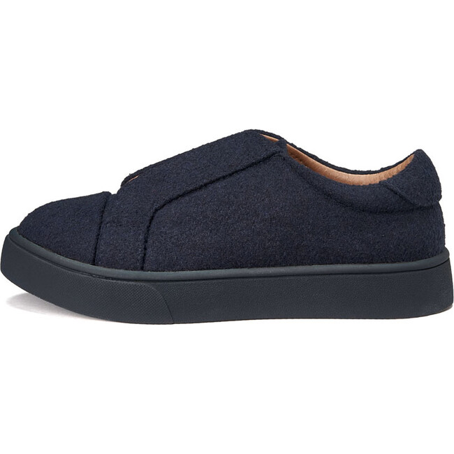 Frank Wool Elasticated Webbing Strap Slip-On Boots, Navy