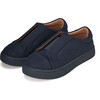 Frank Wool Elasticated Webbing Strap Slip-On Boots, Navy - Loafers - 2 - thumbnail