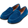 Ryan Suede Loafers, Navy - Loafers - 2 - thumbnail