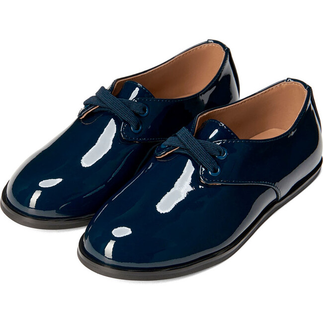 Rory Classic Leather Lace Shoes, Navy
