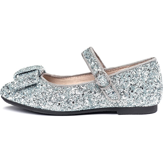 Ellen Glitter Mary Janes, Silver