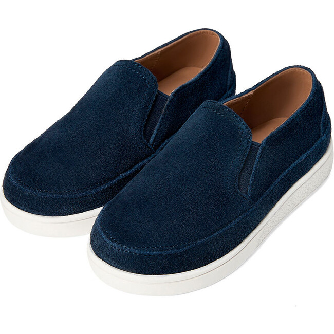 Marty Suede Slip-On Sneakers, Navy
