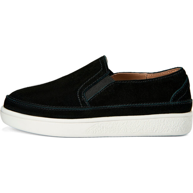 Marty Suede Slip-On Sneakers, Black
