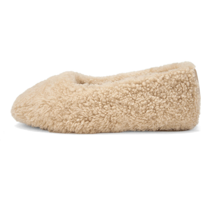 Polly Slipper, Beige - Slippers - 1