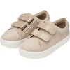 Maeve 2.0 Leather Velcro Strap Sneakers, Beige - Sneakers - 2 - thumbnail