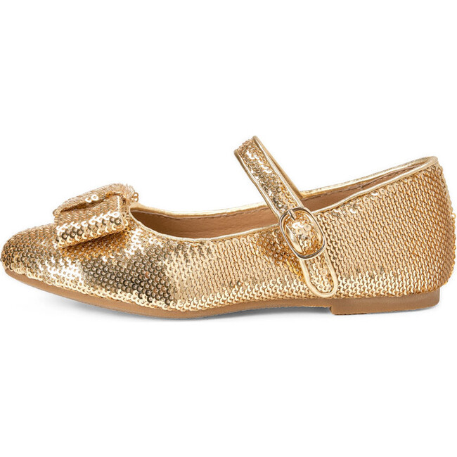 Ellen Sequins Mary Janes, Gold