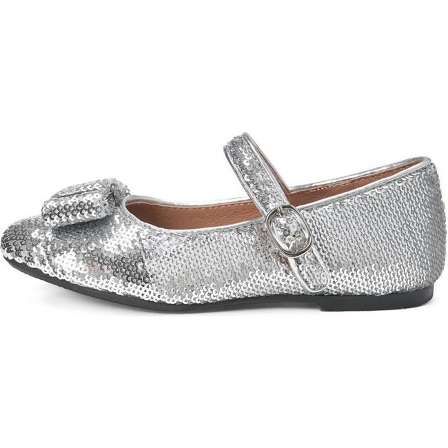 Ellen Sequins Mary Janes, Silver