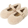 Buffy Contrasted Strap Fluffy Shearling Woody Shoes, Pink And Pink - Mary Janes - 2
