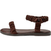 Kyle Suede Strap Leather Insole Sandals, Chocolate Total - Sandals - 1 - thumbnail