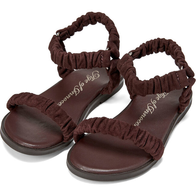 Kyle Suede Strap Leather Insole Sandals, Chocolate Total - Sandals - 2