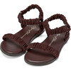 Kyle Suede Strap Leather Insole Sandals, Chocolate Total - Sandals - 2