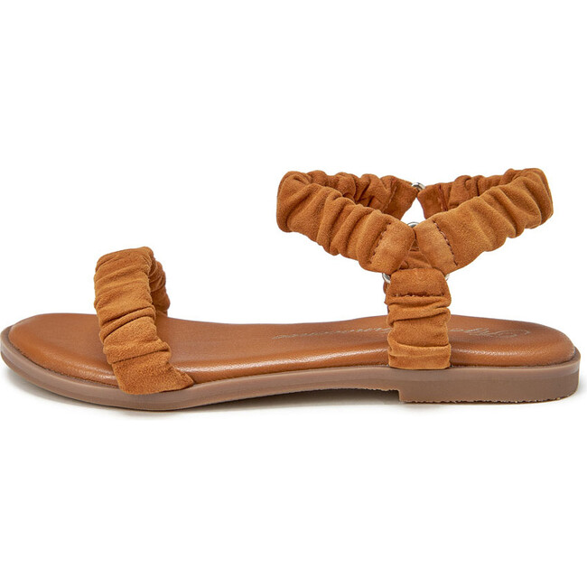 Kyle Suede Strap Leather Insole Sandals, Camel Total
