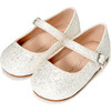 Eva Sparkling Glitter Party Shoes, White - Mary Janes - 2 - thumbnail