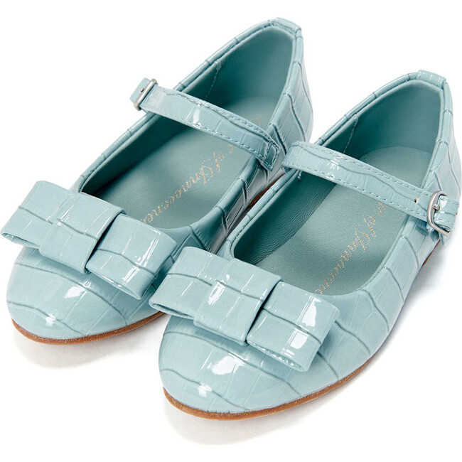 Ellen Croco Mary Janes, Blue