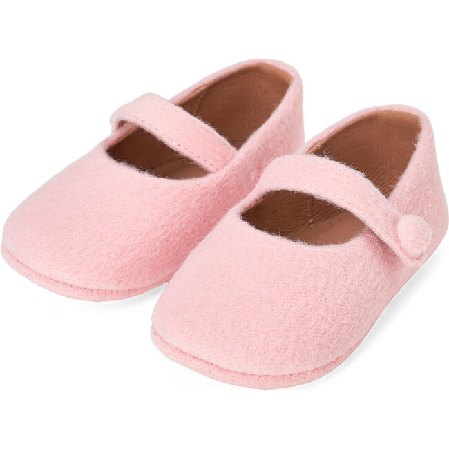 May Wool Mary Janes, Pink