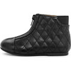 Nicole Zipper Leather Boots, Black - Boots - 1 - thumbnail