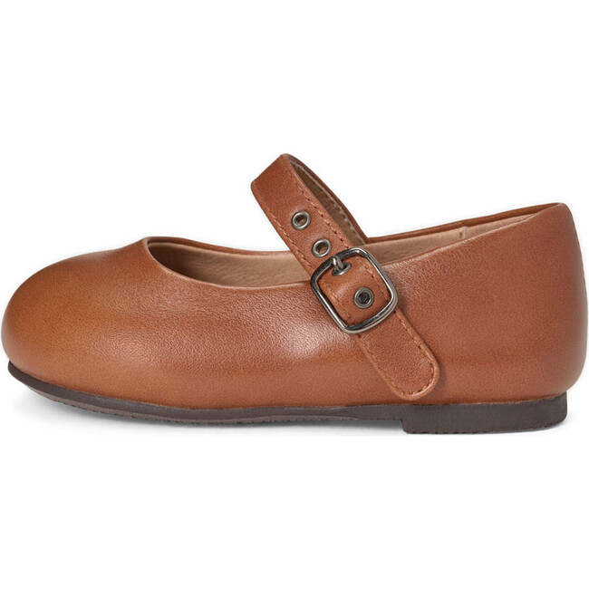 Eva Leather Mary Janes, Brown