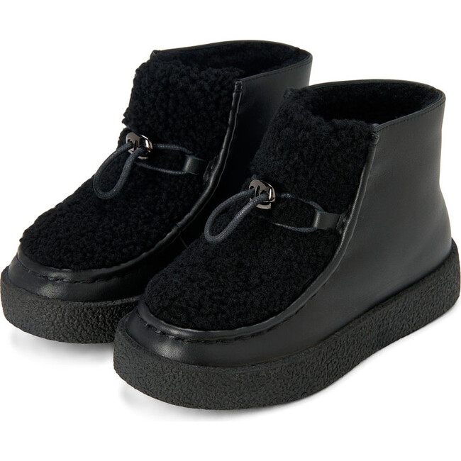Aspen Leather Boots, Black