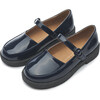 Aria 2.0 Patent Leather Flatform Sole Mary Jane Shoes, Navy - Mary Janes - 2
