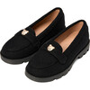 Parker Wool Loafers, Black - Loafers - 2 - thumbnail