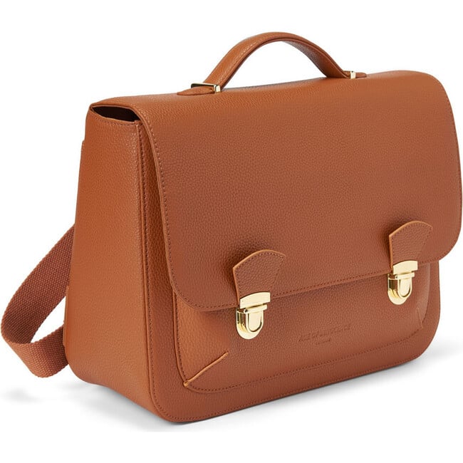 Boston Adjustable Shoulder Strap Schoolbag, Camel