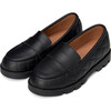Bobby Quilted Leather Non-Slip Loafers, Black - Loafers - 2 - thumbnail