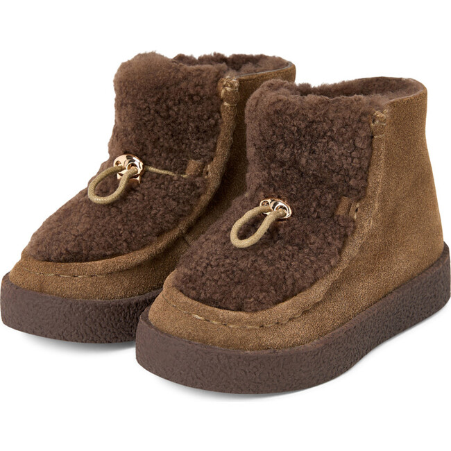 Aspen Shearling Boots, Brown