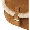 Shae Suede Crossbody Buckled Bag, Camel - Bags - 4 - thumbnail