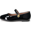 Ginny Glossy Leather Flat Mary Jane Shoes, Black - Flats - 1 - thumbnail