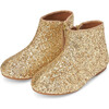 Chiara Glitter Zipped Boots, Gold - Boots - 2 - thumbnail