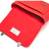 Boston Leather School Bag, Red - Backpacks - 2