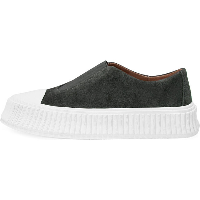 Archi Suede Slip-On Sneakers, Grey