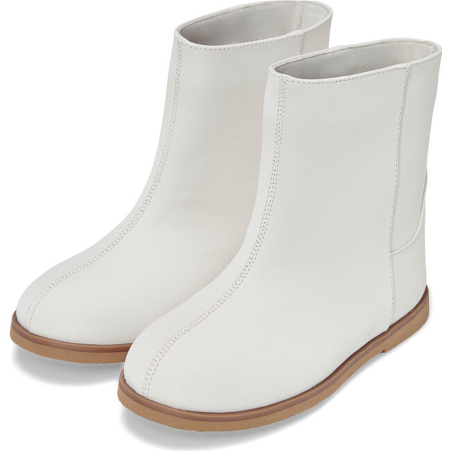 Ann 3.0 Suede Straight Boots, White