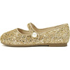 Elin Glitter Mary Janes, Gold - Mary Janes - 1 - thumbnail