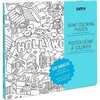 Los Angeles Coloring Poster, Multicolors - Coloring - 1 - thumbnail