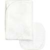 Terry/Picot Baby Towel + Wash Set in Yellow - Towels - 1 - thumbnail