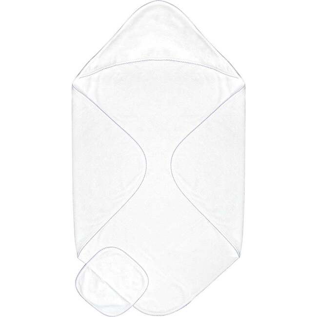 Terry/Picot Baby Towel + Wash Set in Lavender