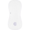 Terry/Picot Baby Burp Cloth in Lavender - Burp Cloths - 2