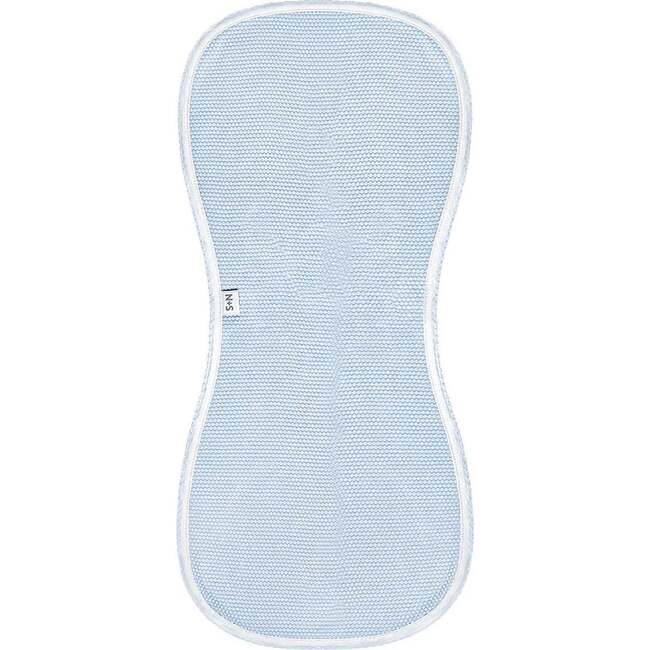 Popcorn Baby Burp Cloth in Light Blue