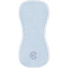 Popcorn Baby Burp Cloth in Light Blue - Burp Cloths - 2