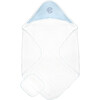 Popcorn Baby Towel + Wash Set in Light Blue - Towels - 3