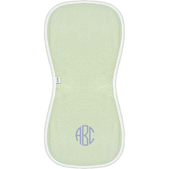 Diamond Baby Burp Cloth in Pistachio
