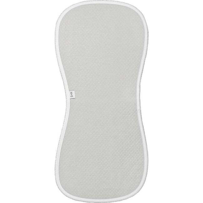 Diamond Baby Burp Cloth in Grey