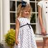 Betsy Dress, Narragansett Navy Polka Dots - Dresses - 4