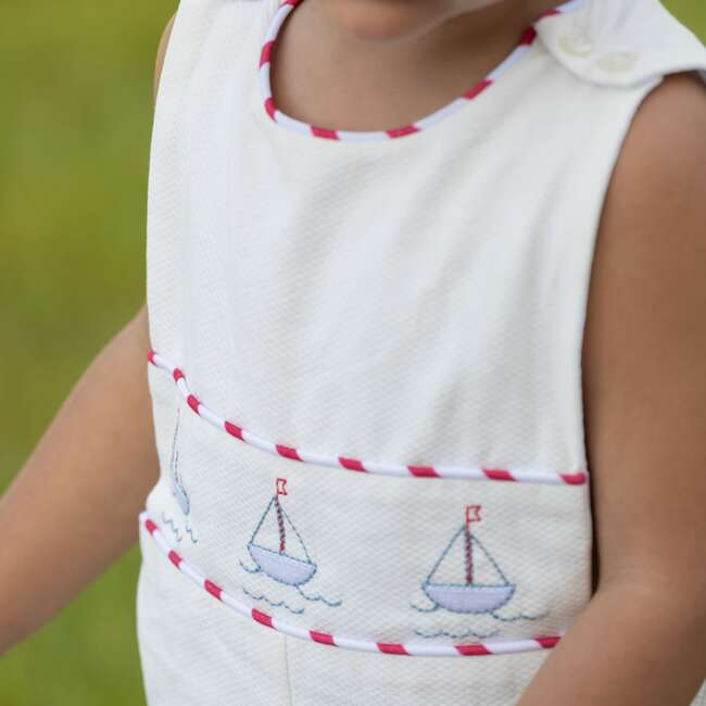Jennings Romper, Southampton Sailboats - Rompers - 5